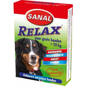Sanal Relax Kalmeringstablet Hond > 20 kg 15 tabletten