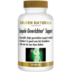 2x Golden Naturals Soepele Gewrichten Support 120 tabletten