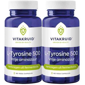 2x Vitakruid L-Tyrosine 500 60 capsules