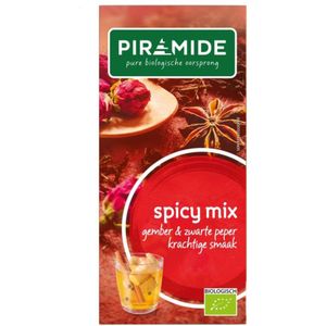 3x Piramide Biologische Theezakjes Spicy Mix 20 stuks
