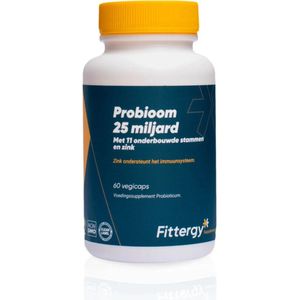 2x Fittergy Supplements Probioom 25 Miljard 60 capsules
