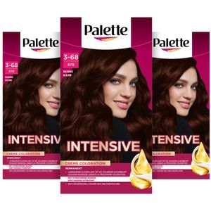 3x Poly Palette Intensive Oil-Care Color Haarkleuring 878 Mahonie