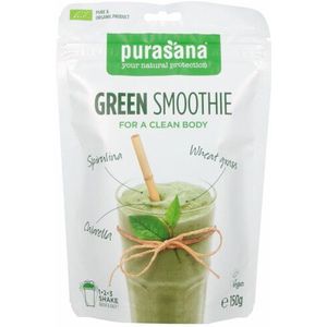 3x Purasana Green Smoothie Shake 150 gr