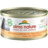 Almo Nature HFC Natural Kattenvoer Tonijn - Garnaal 70 gr