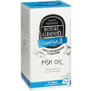 2x Royal Green Omega 3 Visolie 60 softgels
