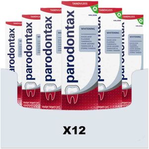 12x Parodontax Tandpasta bij Bloedend Tandvlees Whitening 75 ml