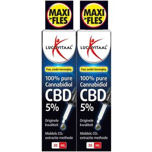 2x Lucovitaal CBD Cannabidiol Olie 5% 30 ml