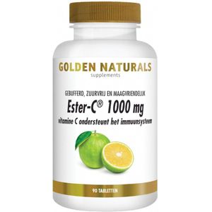 2x Golden Naturals Ester-C 1000mg Vegan 90 tabletten