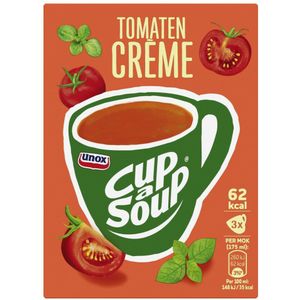 9x Unox Cup-a-Soup Tomaten Crème 3 x 175 ml