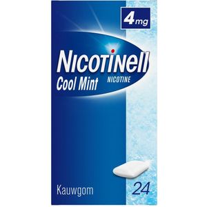 Nicotinell Kauwgom Cool Mint 4 mg 24 stuks