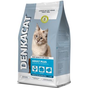 8x Denkacat Adult Plus Kattenvoer 1,25 kg