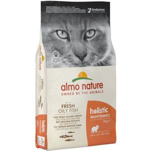 Almo Nature Holistic Maintenance Kattenvoer Witvis & Rijst 12 kg