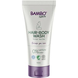 3x Bambo Nature Hair & Body Wash 150 ml