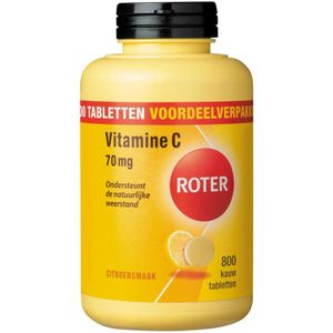 2x Roter Vitamine C 70 mg Citroen 800 kauwtabletten