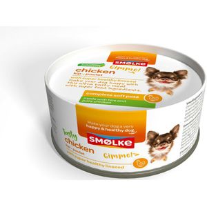 1+1 gratis: Smolke Hondenvoer Soft Paté Kip 125 gr