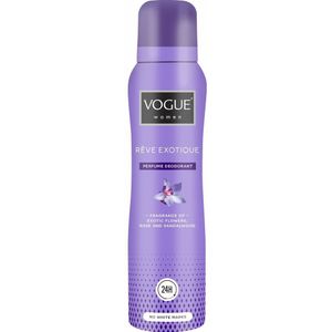 6x Vogue Reve Exotique Parfum Deodorant 150 ml