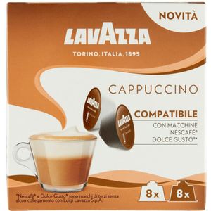 Lavazza Koffiecups Cappuccino 16 stuks