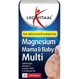 2x Lucovitaal Magnesium Mama & Baby Multi 30 capsules