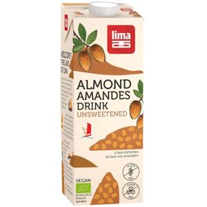 3x Lima Amandeldrink Ongezoet 1 liter