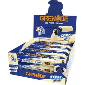 6x Grenade Protein Bars Oreo White 12 x 60 gr