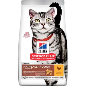 Hill's Science Plan Kattenvoer Adult Hairball Indoor Kip 1,5 kg