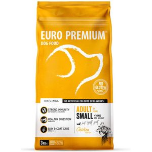 4x Euro-Premium Adult Small Kip - Rijst 3 kg