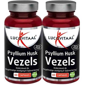 Lucovitaal - Psyllium Husk Vezels - 60 Capsules