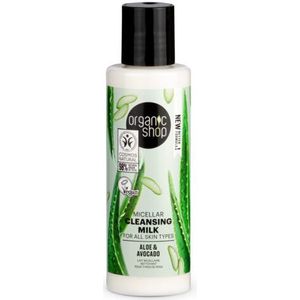 Organic Shop Reinigingsmelk Avocado and Aloe 150 ml
