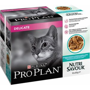 Pro Plan Delicate Nutrisavour Adult Zeevis 10 x 85 gr