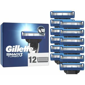 Gillette - Mach3 Turbo - Scheermesjes - 6 stuks - Verbeterde Lubricatiestrip