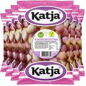 6x Katja Yoghurtgums 500 gr