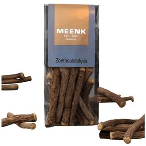 8x Meenk Zoethout Stokjes 50 gr