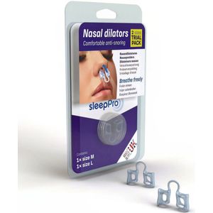 2x Sleeppro Neusspreider Neusdilatator M/L 2 stuks