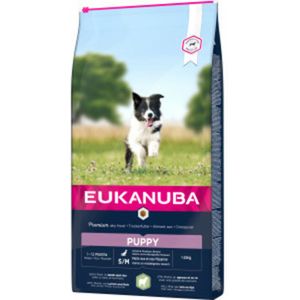 Eukanuba Puppy Small - Medium Lam - Rijst 12 kg