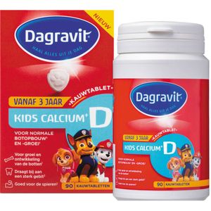 1+1 gratis: Dagravit Kids Calcium + D 90 kauwtabletten