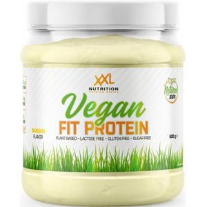 XXL Nutrition Fit Protein Vegan Banaan 500 gr