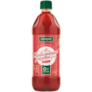 5x Slimpie Siroop Bloedsinaasappel Grapefruit 650 ml