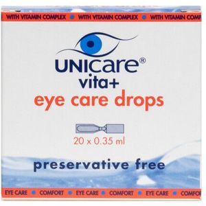 Unicare Vita+ Eye Care Drops Ampullen 20 x 0,35 ml