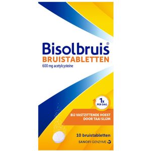 Bisolvon Bisolbruis 10 bruistabletten