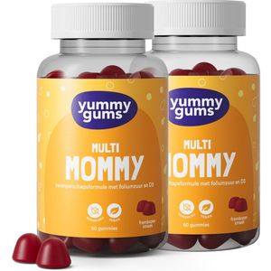 Yummygums - Multi Mommy - Vitaminegummie - 60 Gummies - Frambozensmaak