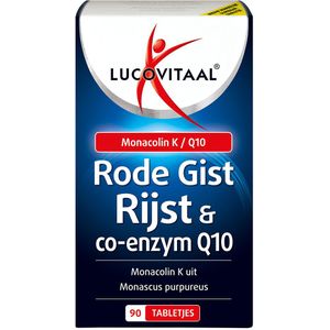 2+2 gratis: 2x Lucovitaal Rode Gist Rijst & Q10 90 tabletten