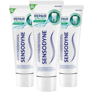 3x Sensodyne Tandpasta Repair & Protect Extra Fresh 75 ml