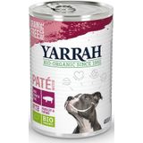 12x Yarrah Bio Hondenvoer Paté Varken 400 gr