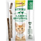 24x GimCat Sticks Gevogelte - Lam 4 stuks
