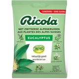 Ricola Keelpastilles Eucalyptus Suikervrij Zakje 75 gr