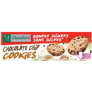 12x Damhert Chocolate Chip Cookies Zonder suikers 90 gr