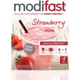 Modifast Intensive Milkshake Aardbei 8 x 55 gr