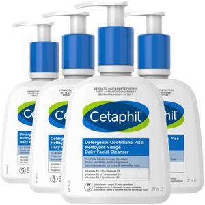 4x Cetaphil Daily Facial Cleanser 237 ml