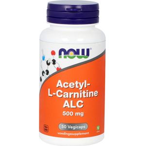 NOW Acetyl L-Carnitine ALC 500mg 50 capsules