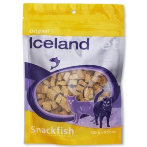 Icelandpet Snackfish Kattensnack Original Witvis 100 gr